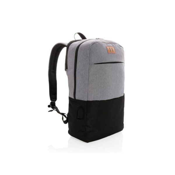 Moderni ruksak za laptop od 15,6" s USB-om i RFID-om, bez PVC-a