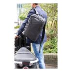 Fashion black 15.6" laptop backpack PVC free - Image 11