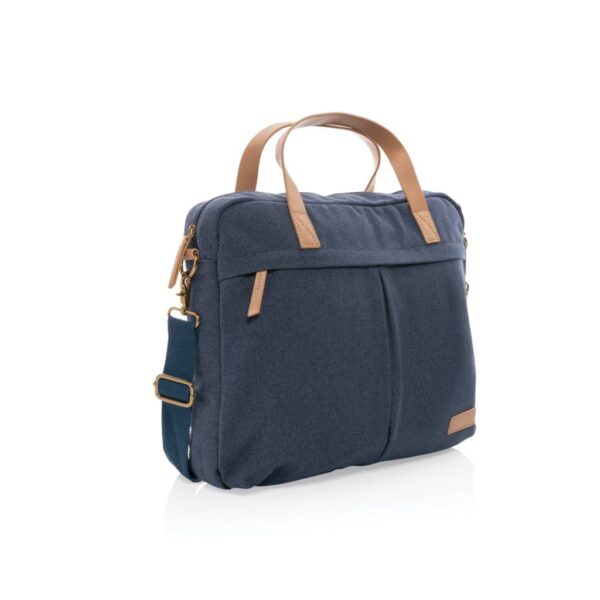 Impact AWARE™ 16 oz. recycled canvas laptop bag