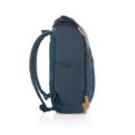 Impact AWARE™ 16 oz. recycled canvas 15" laptop backpack - Image 4