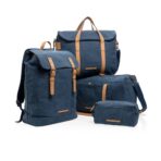 Canvas laptop backpack PVC free - Image 11