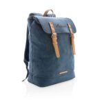 Canvas laptop backpack PVC free - Image 9
