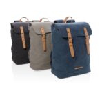 Canvas laptop backpack PVC free - Image 10