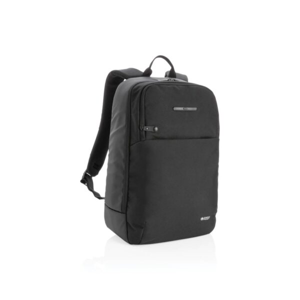 Swiss Peak laptop backpack with UV-C steriliser pocket