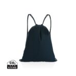 Impact AWARE™ recycled cotton drawstring backpack 145g - Image 2