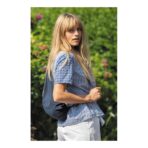 Impact AWARE™ recycled cotton drawstring backpack 145g - Image 6