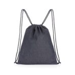 Impact AWARE™ recycled denim drawstring backpack