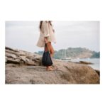 Impact AWARE™ recycled denim drawstring backpack - Slika 8