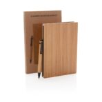 A5 Bamboo notebook & pen set - Slika 8