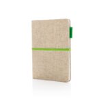 A5 jute notebook