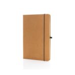 Recycled leather hardcover notebook A5
