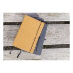 Recycled leather hardcover notebook A5 - Image 11