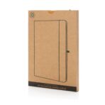 Recycled leather hardcover notebook A5 - Image 13