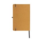 Recycled leather hardcover notebook A5 - Image 6