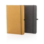 Recycled leather hardcover notebook A5 - Image 9