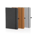 Recycled leather hardcover notebook A5 - Image 10