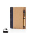 Kraft spiral notebook with pen - Image 2