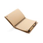 Kraft spiral notebook with pen - Image 5