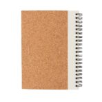 Cork spiral notebook with pen - Image 5