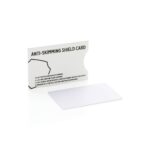 Anti-skimming RFID shield kartica s aktivnim čipom za ometanje