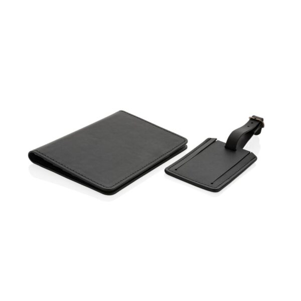 Swiss Peak GRS recycled PU travel gift set