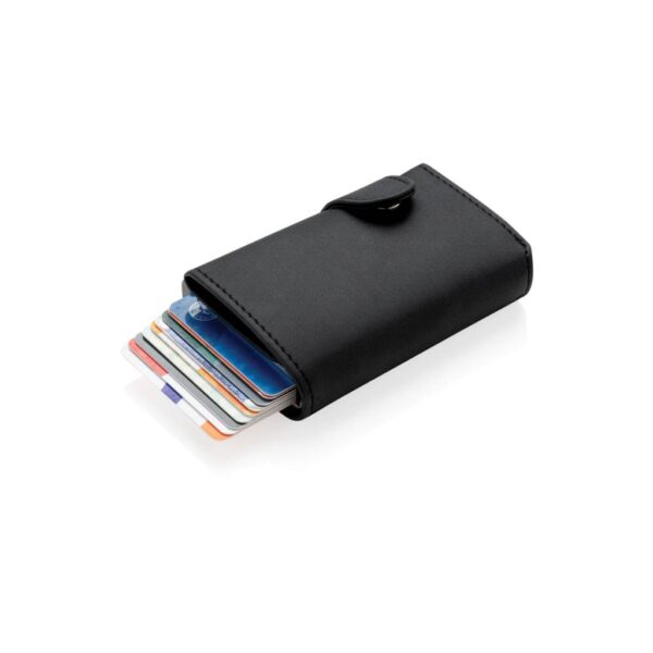 Standard aluminium RFID cardholder with PU wallet