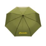 20.5" Impact AWARE™ RPET 190T Pongee bamboo mini umbrella - Slika 6