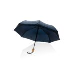 21" Impact AWARE™ RPET 190T bamboo auto open/close umbrella