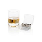 Re-usable stainless steel ice cubes 4pc
