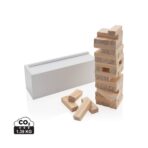 Deluxe tumbling tower wood block stacking game - Slika 2