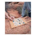 Britton cork foldable backgammon and checkers game set - Slika 11