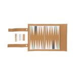 Britton cork foldable backgammon and checkers game set - Slika 6