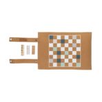 Britton cork foldable backgammon and checkers game set - Slika 8