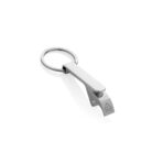 RCS recycled zinc alloy bottle opener keychain