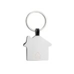 RCS recycled zinc alloy house keyring - Image 4