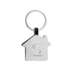 RCS recycled zinc alloy house keyring - Image 5