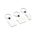 RCS recycled zinc alloy house keyring - Image 6