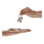 RCS recycled zinc alloy radiator key keychain with coin - Image 5