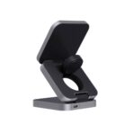 Terra RCS recycled aluminium foldable 3 in 1 15W charger - Image 3