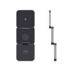 Terra RCS recycled aluminium foldable 3 in 1 15W charger - Image 5