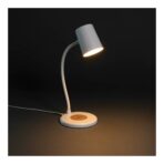 Zenara RCS recycled plastic and cork 15W wireless desk lamp - Slika 10