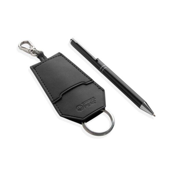SP Tula RCS certified recycled PU key holder and pen set