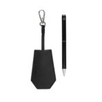SP Tula RCS certified recycled PU key holder and pen set - Image 4