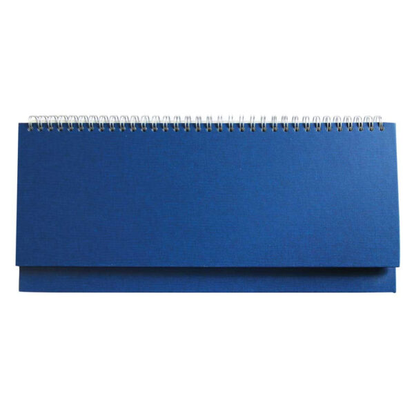 Desk Planner BRISTOL BLUE, spiral, dim: 30x14.5 cm, 128 pages, P/50