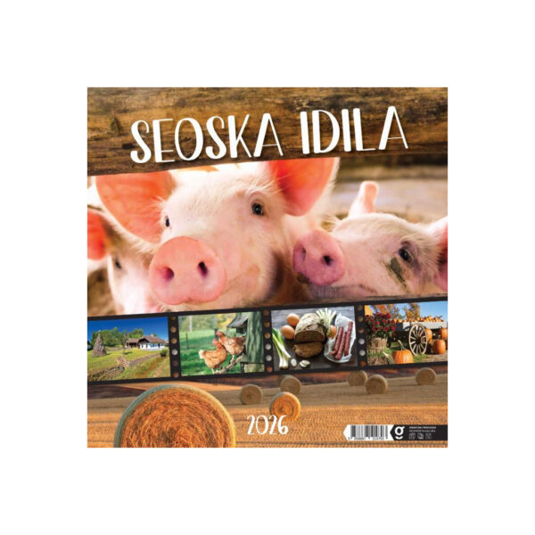 "SEOSKA IDILA" 13 list., dim: 33x40cm, PVC vrećica, P/50, color kalendar