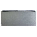 Planer STOLNI BRISTOL SREBRNI, spiralni, dim:30x14,5cm, 128 str., P/50