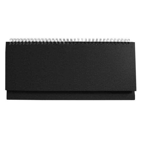Planer STOLNI BRISTOL CRNI, spiralni, dim:30x14,5cm, 128 str. P/50
