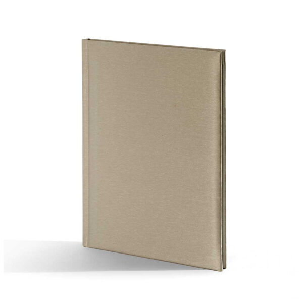 "LAOS" golden notebook A4, dim: 20x26.5 cm, 192 pages, P/20
