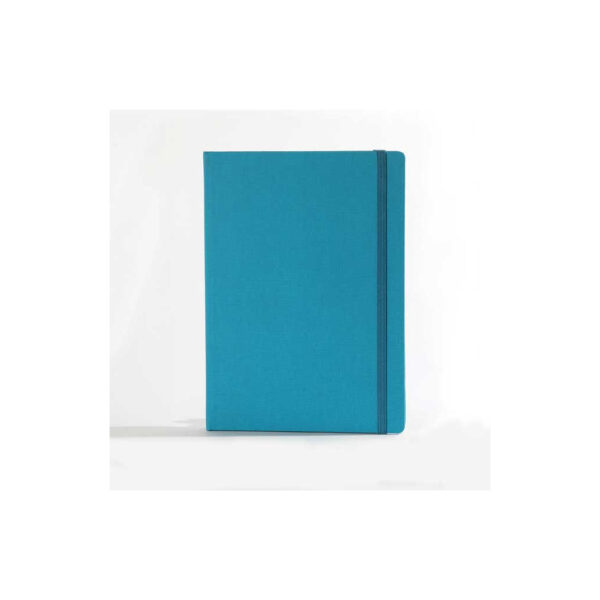"RIO A6" LIGHT BLUE NOTEBOOK, business, dim: 11.5x15.5 cm, P/40