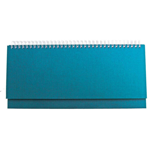 Desk Planner BRISTOL LIGHT BLUE, spiral, dim: 30x14.5 cm, 128 pages, P/50